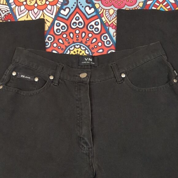 Size 28, vorte nom black jeans vintage - Picture 2 of 3